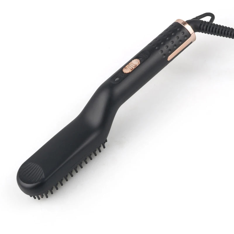 Electric Hair Comb Brush Beard Straightener Multifunctional Hair Straightening Comb Hair Curler Fast Heating Styling Tools
