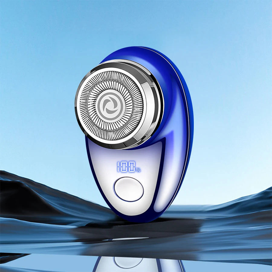 Men's electric shaver, mini shaving portable electric shaver, pocket portable outdoor intelligent shaver