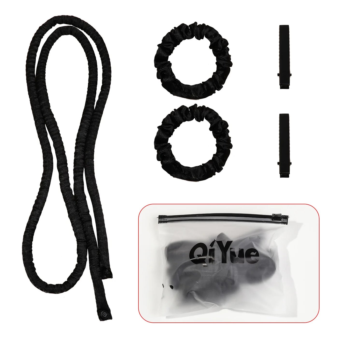 Heatless Curling Rod Headband No Heat Rollers Sleeping Overnight Soft Flexi Rods Multi-color Lazy Hair Curlers Hair Styling Tool