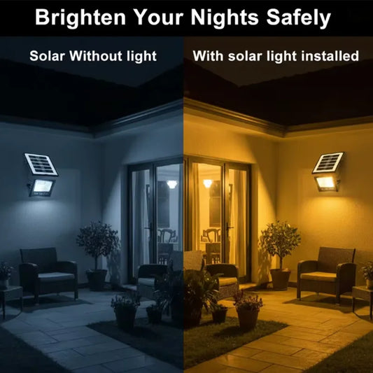 1000W Solar Light Solar Flood Street Lamps Outdoor Waterproof Solar Spotlights For Garden/Wall/Yard/Villa/Parking-lot/Driveway