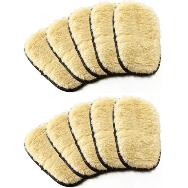 1/10Pcs Car Cleaning Sponge Glove Car Polishing Washing Mitt Gloves Microfibre Wash For Automotive Kitchen Homes Cleaner Wool