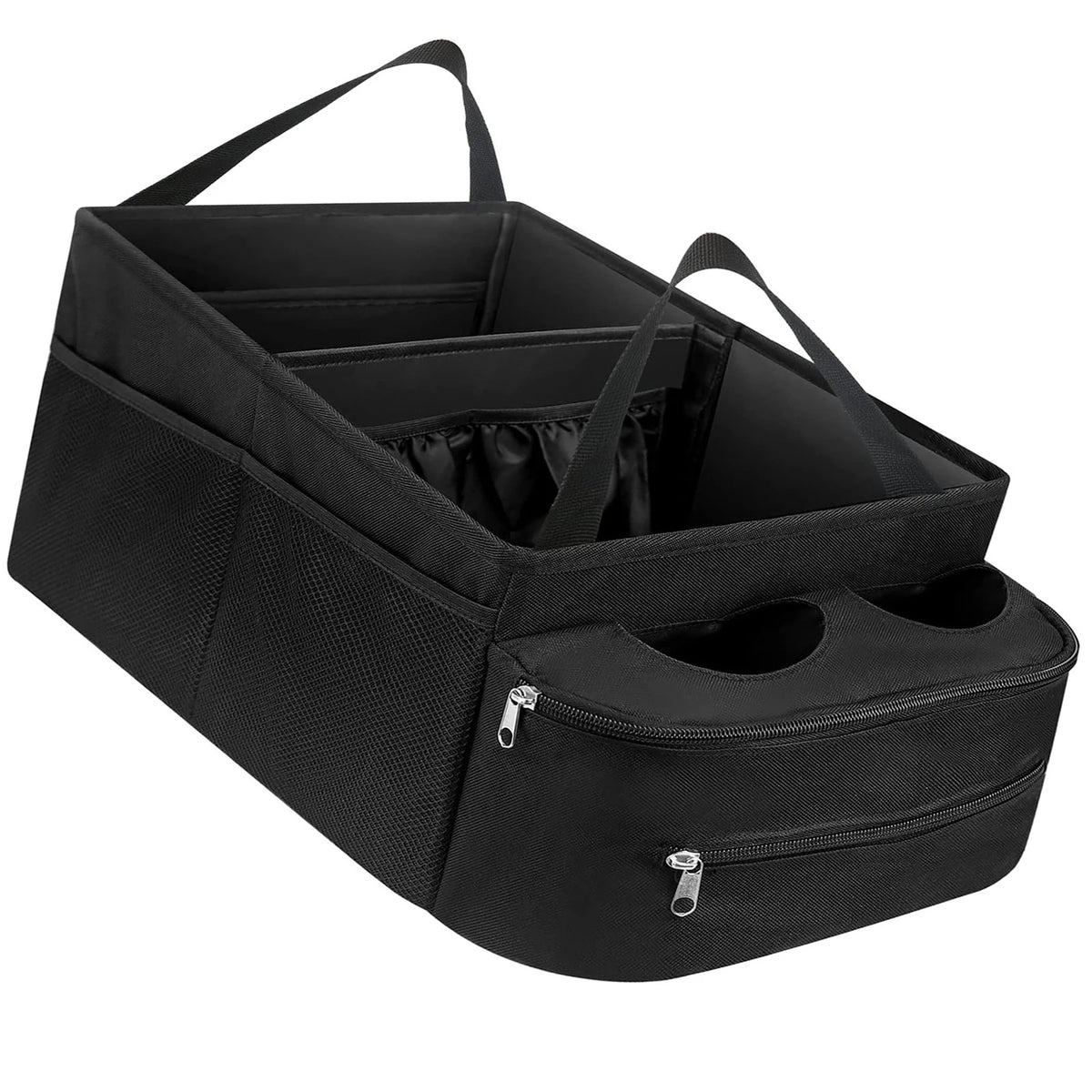 Car Seat Organizer Car Boot Storage Box Passenger Seat Organizer Foldable Backseat Waterproof Nonslip Car Interior Accessories