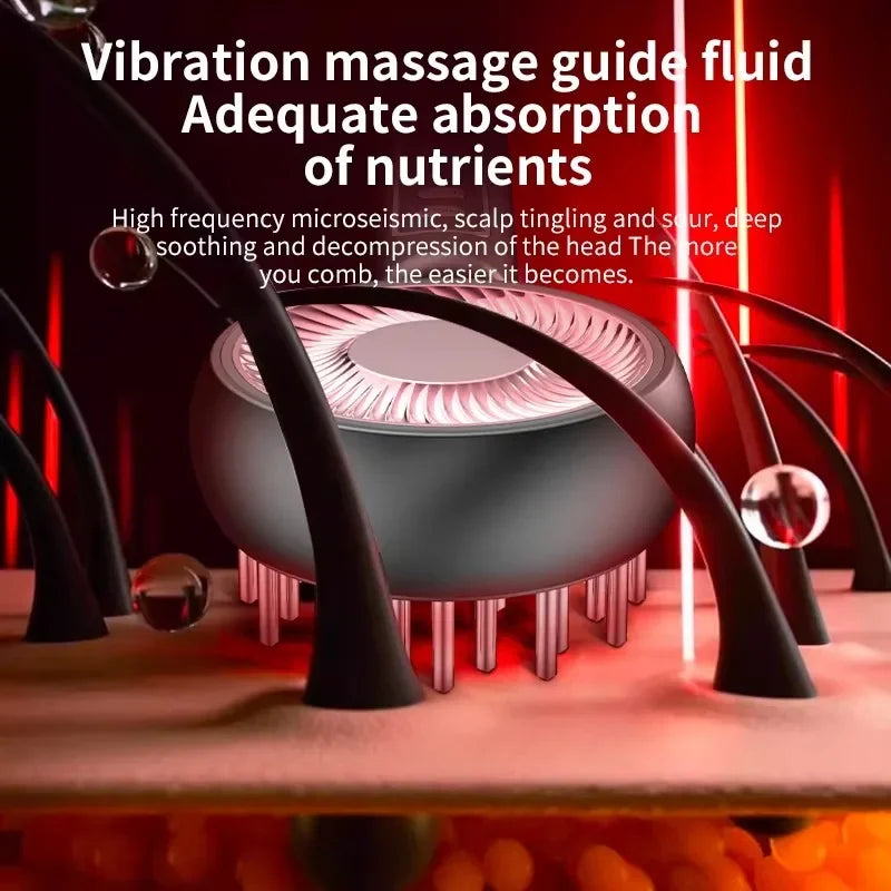 Scalp Massaging BrushShiatsu Hair Scalp Massager Electric Massager for Scalp & Hair Handheld Portable Massager Deep Muscle Relax