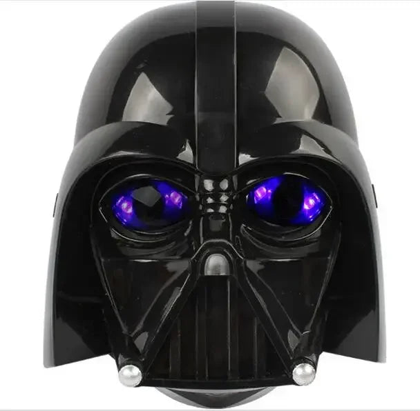 LED Darth Vader Mask Light Soldiers Mask Helmet Halloween Christmas PV Luminous Masks