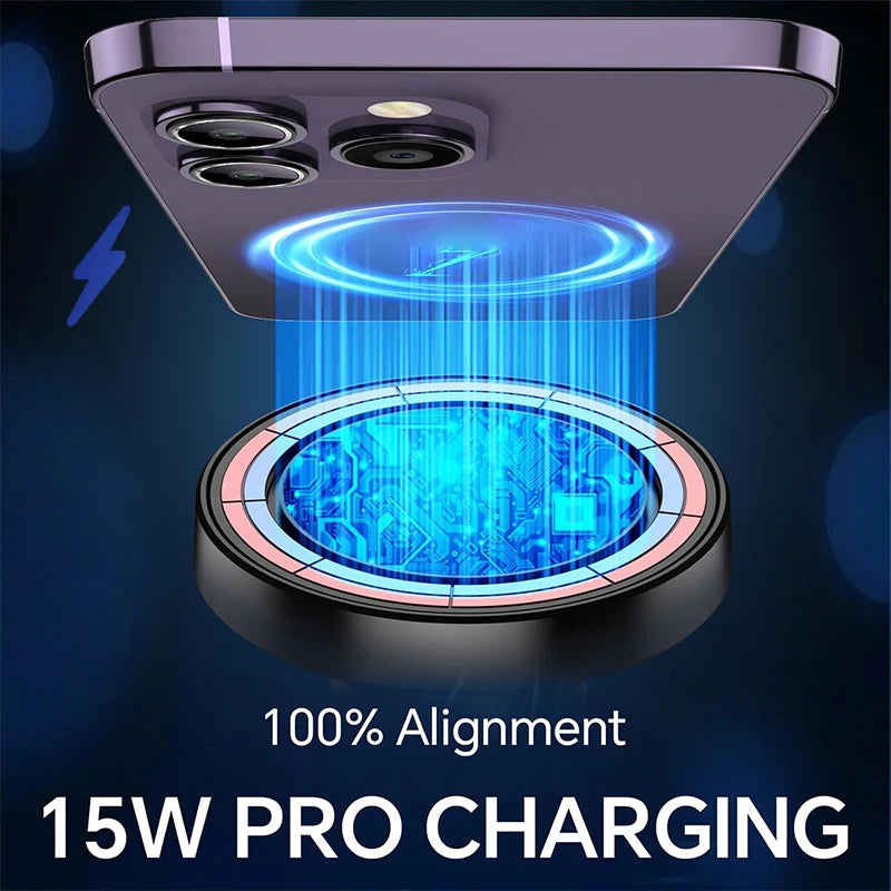 New Chargers Adapters Magnetic Wireless Car Charger Fast Charging Windshield Car Phone Holder Consumer Electronics Accessories