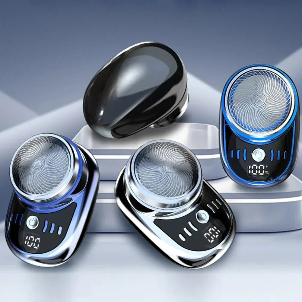Portable Electric Shaver For Men Mini Pocket Travel Razors Beard Trimmer Charging Shavers Body Hair Knife