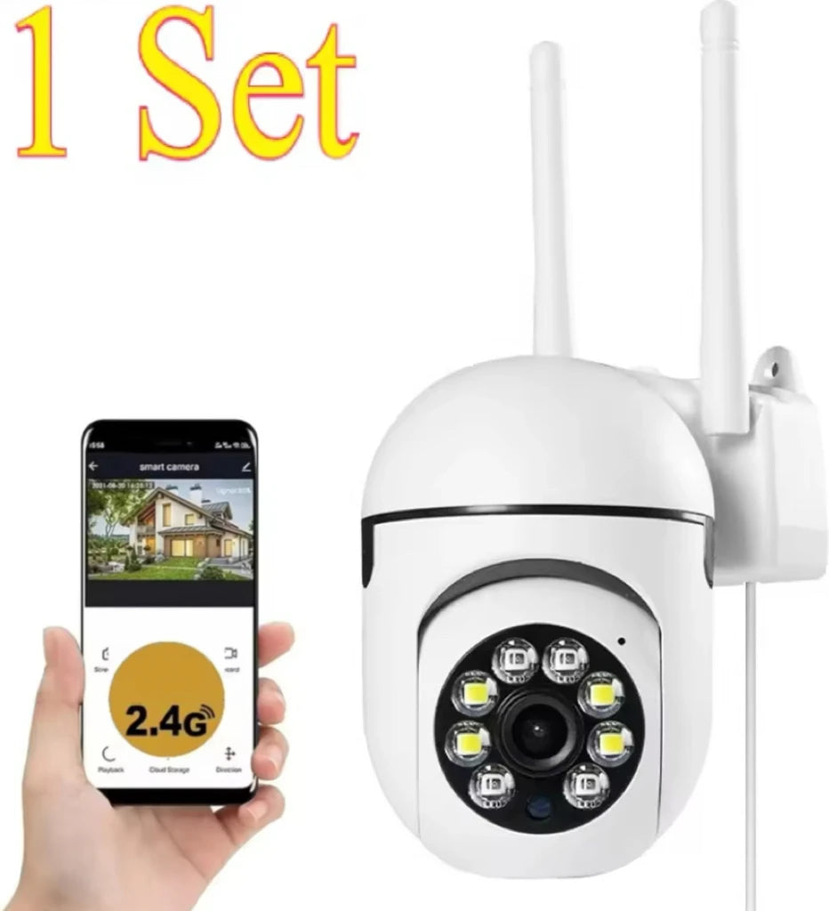 8MP Wifi IP Wireless Security Surveillance PTZ Camera 4X Zoom Cameras Tracking Two-way Audio HD Night Color Cam