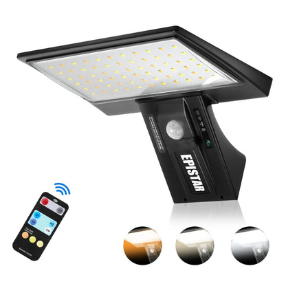 Solar Security Lights Solar Flood Lights Outdoor Waterproof with Motion Sensor 4 Modes 90 LEDs Wall Lights for Porch Yard Garden