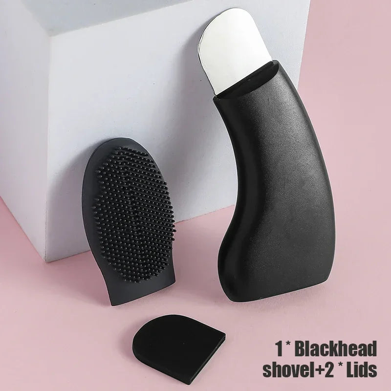 1 blackhead remover with cleaning brush, 2-in-1 pore cleanser for removing acne