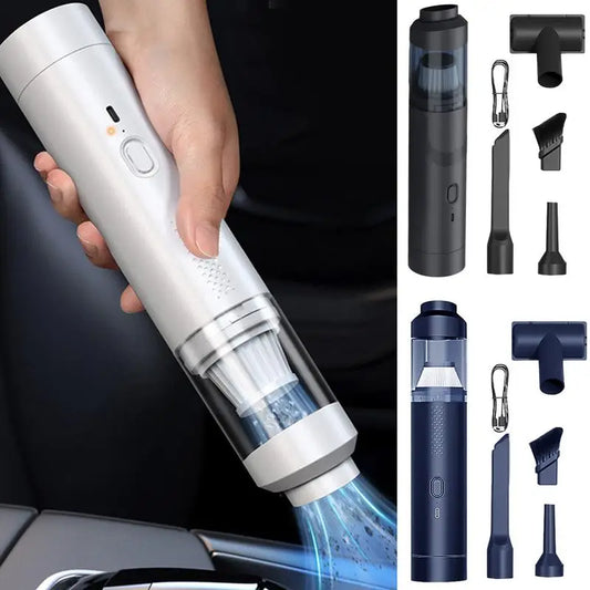 Portable Car Cordless Vacuum Cleaner For Car Detailing 200W 19000Pa Cordless Rechargeable With Cord Bag Attachments Car