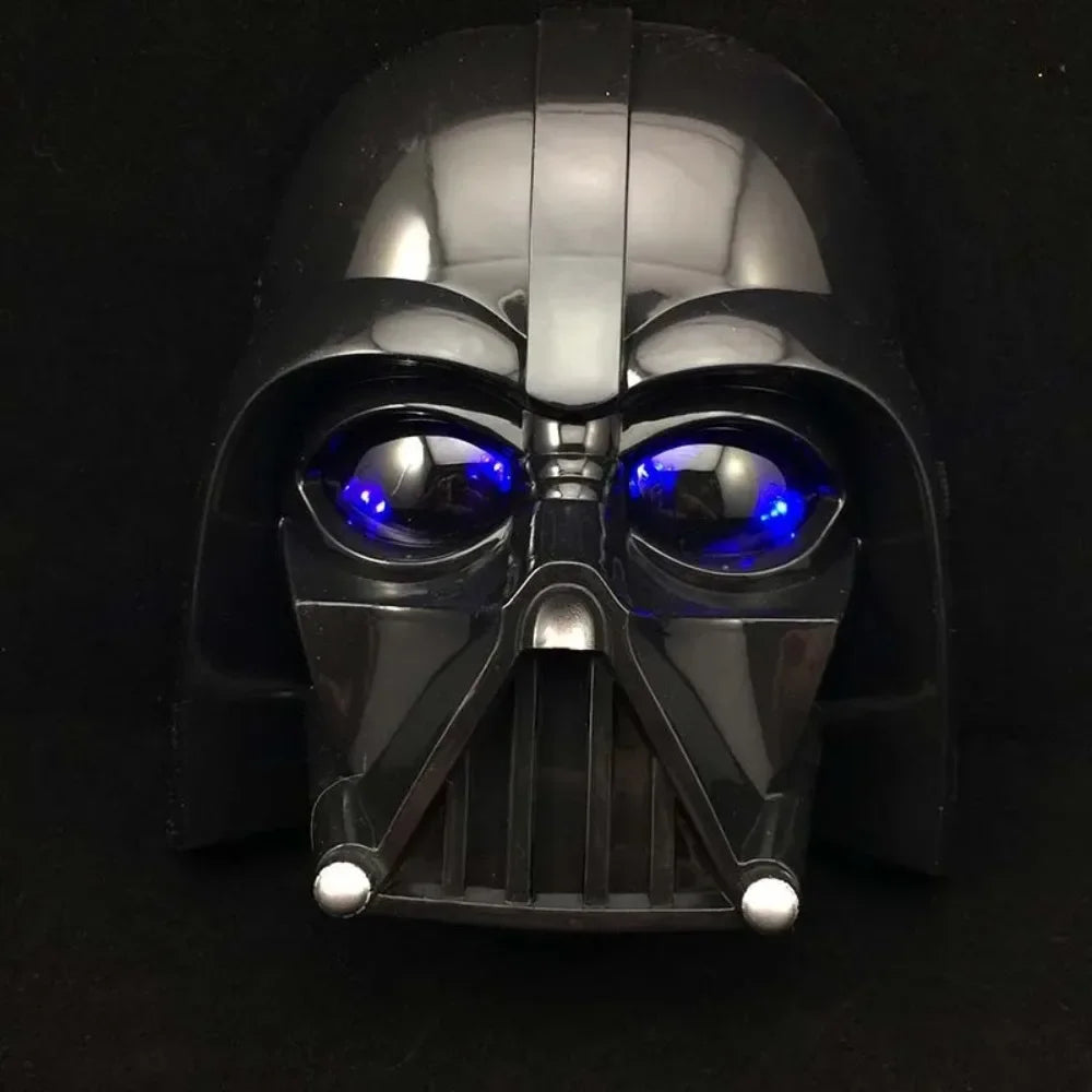 LED Darth Vader Mask Light Soldiers Mask Helmet Halloween Christmas PV Luminous Masks