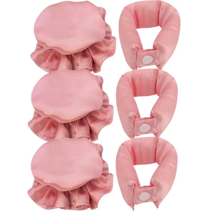 Heatless Curling Rod Set No Heat Hair Curler Silk Curls Soft Hair Rollers Sleeping Headband Hair Curlers Styling Tools
