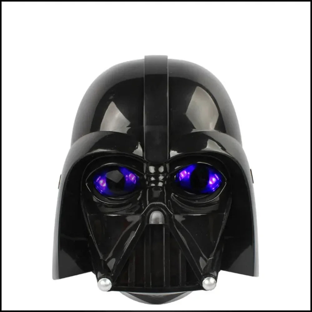 LED Darth Vader Mask Light Soldiers Mask Helmet Halloween Christmas PV Luminous Masks