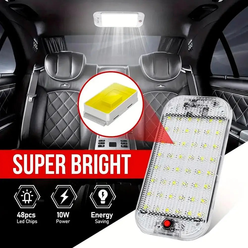 LED Car Compartment Lights Car Truck Reading Lights Driver&