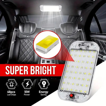 LED Car Compartment Lights Car Truck Reading Lights Driver&