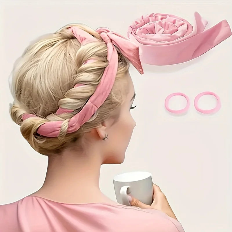 Heatless Curling Rod Headband Soft Hair Curler No Heat Hair Rollers Curlers Lazy Sleeping Curls Curling Hairband Styling Tools
