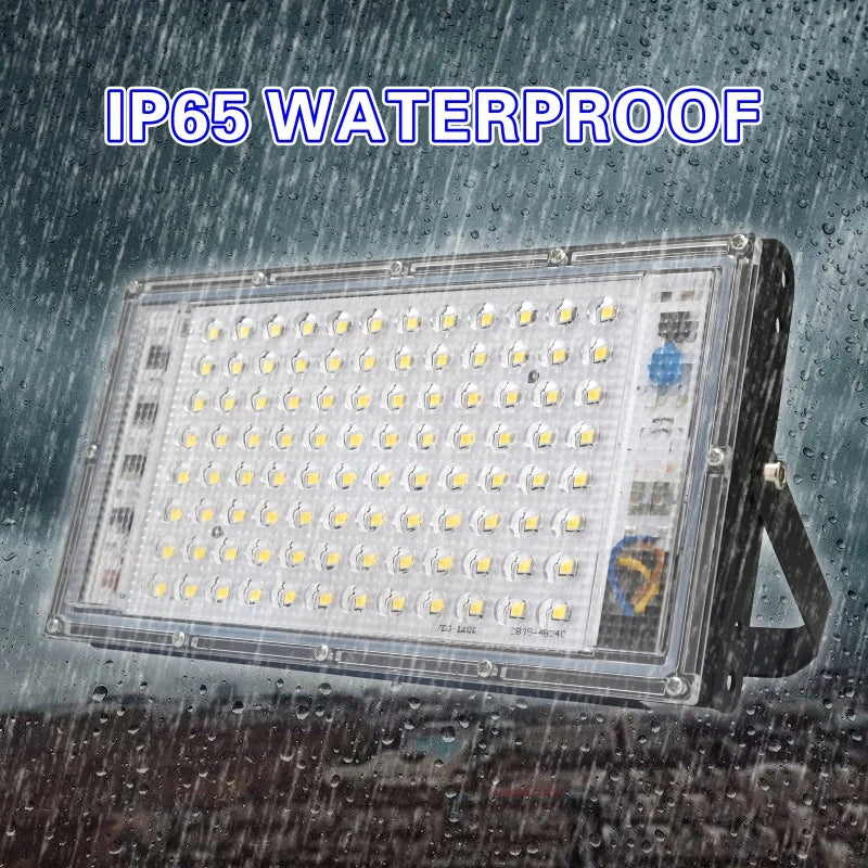 100W Led Flood Light AC 220V 230V 240V Outdoor Floodlight Spotlight IP65 Waterproof LED Street Lamp Landscape Garden Lights