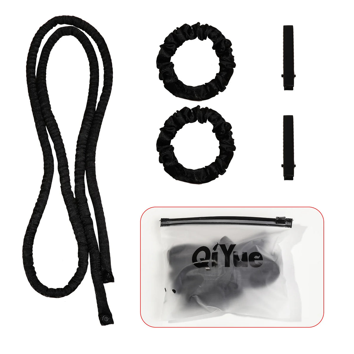 Heatless Curling Rod Headband No Heat Rollers Sleeping Overnight Soft Flexi Rods Multi-color Lazy Hair Curlers Hair Styling Tool