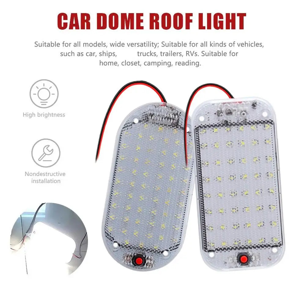 LED Car Compartment Lights Car Truck Reading Lights Driver&