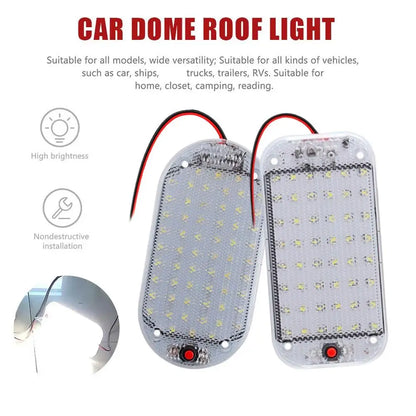 LED Car Compartment Lights Car Truck Reading Lights Driver&