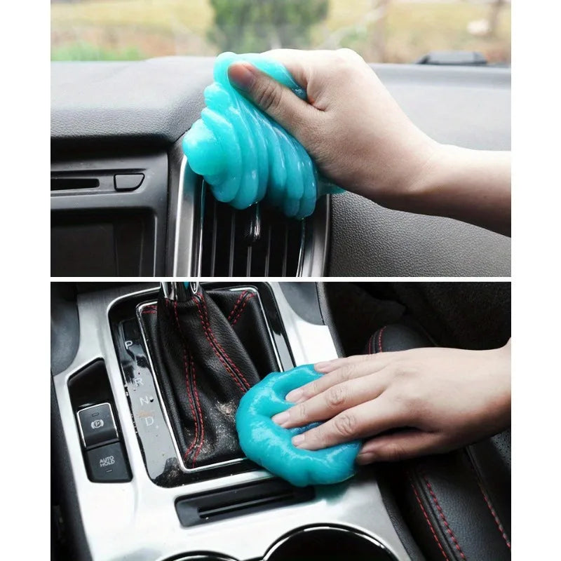1pc Washable Car Cleaning Gel Suitable, Car Interior Remover - Clean Car Vents, Keyboards and So- Ideal Gift for Men