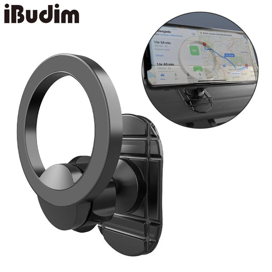 Magnetic Car Phone Holder for Car Dashboard 360° Rotating Strong Magnet Phone Mount for MagSafe iPhone 17/16 Series GPS Supports