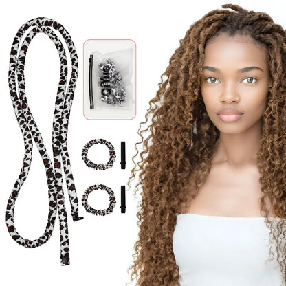 Heatless Curling Rod Headband No Heat Rollers Sleeping Overnight Soft Flexi Rods Multi-color Lazy Hair Curlers Hair Styling Tool