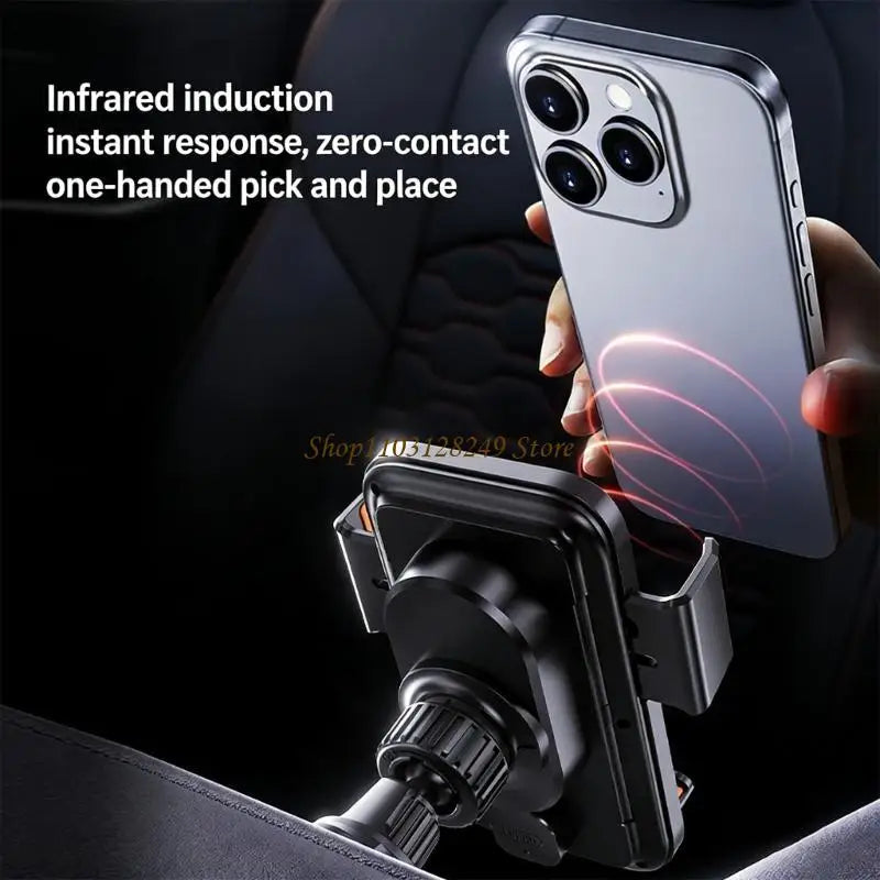 Wireless Charging,Wireless Car Chargers Charging Pad 15W NonSlip Fast Charge for Car Wireless Phone Chargers Mount