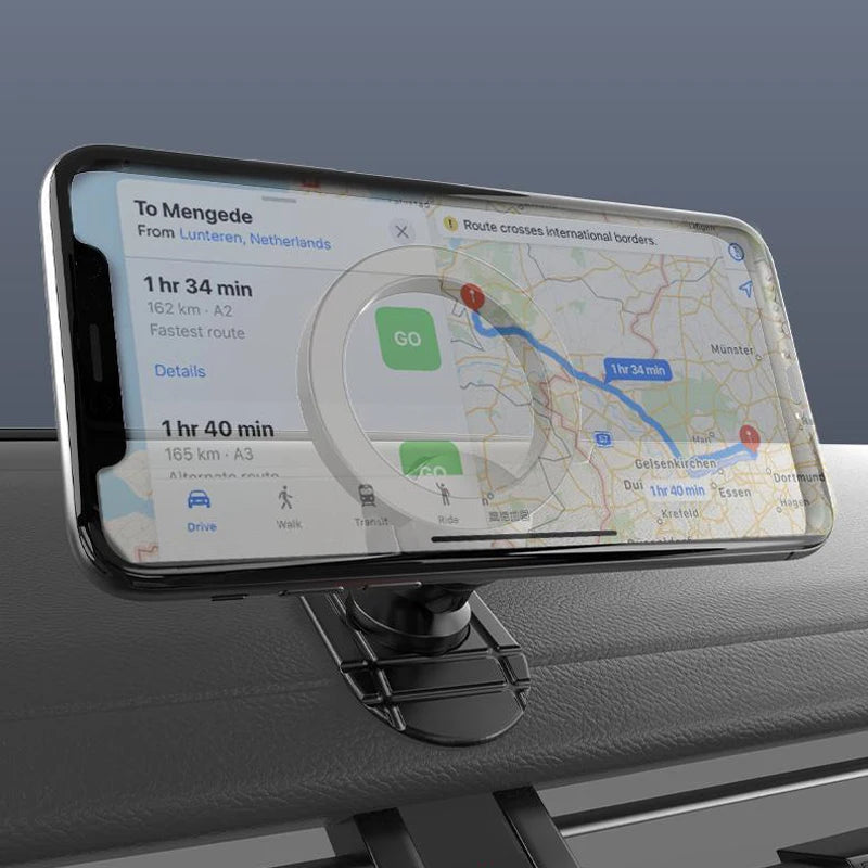 Magnetic Car Phone Holder for Car Dashboard 360° Rotating Strong Magnet Phone Mount for MagSafe iPhone 17/16 Series GPS Supports