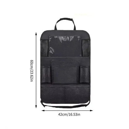 Car Backseat Organizer 9 Storage Pockets Seat Back Protectors Kick Mats for Kids Toddlers Accessories Car Seat back Storage