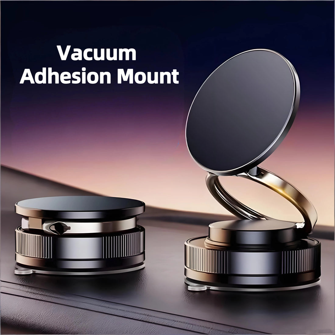 Magnetic Phone Holder for car 360° Rotatable Foldable &amp; Adjustable Magnetic Car Mount ,Suction Cup Phone Holder for Car/Mirror