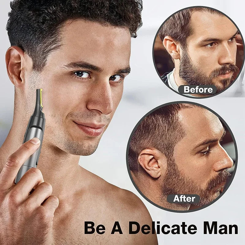 Portable Men Electric Shaver Nose Hair Ear Razor Trimmer Clippers Eyebrow Beard Trimmer Home Use