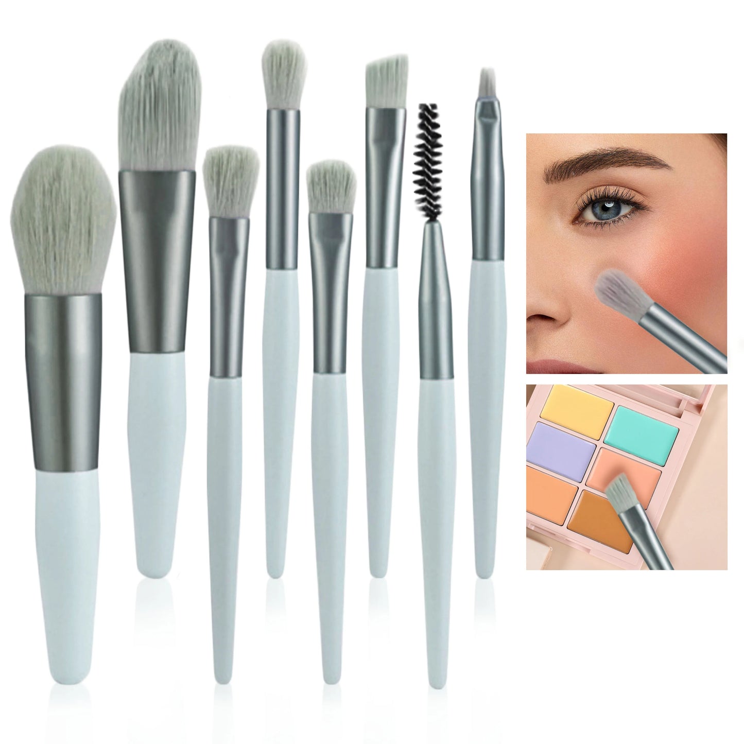 Makeup Brush Set Portable Soft Hair Loose Powder Concealer Eyeshadow Blush Foundation Brush Full Beauty Tools