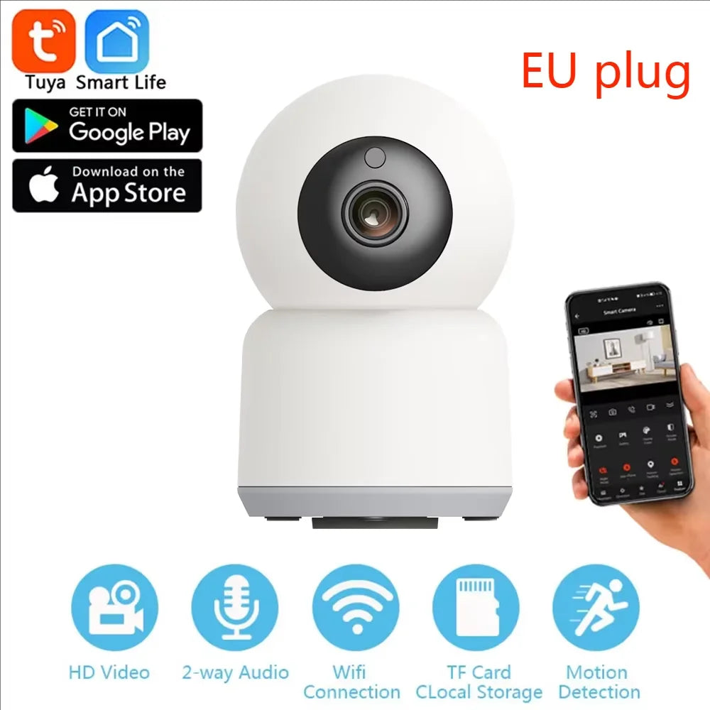 Mini WiFi IP Camera Indoor Smart Life Tuya Smart Mini IP Camera Wireless Security Home CCTV Surveillance Burglar Camera