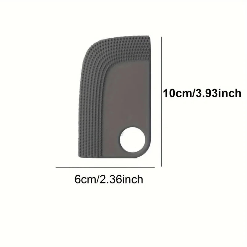 1pc Car Interior Hair Cleaning Brush Car Cleaning Scraper Tool Hair Removal Brush Scraper