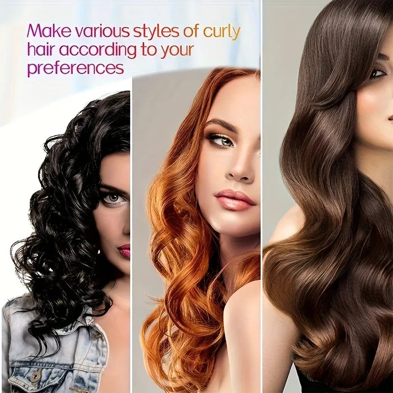 Heatless Curling Rod Set - No Heat Hair Styler for Overnight Waves | Salon-Quality DIY Hair Care | Travel-Friendly