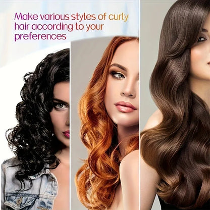 Heatless Curling Rod Set - No Heat Hair Styler for Overnight Waves | Salon-Quality DIY Hair Care | Travel-Friendly