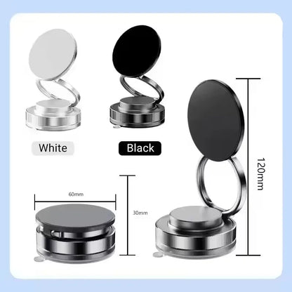 Magnetic Phone Holder for car 360° Rotatable Foldable &amp; Adjustable Magnetic Car Mount ,Suction Cup Phone Holder for Car/Mirror