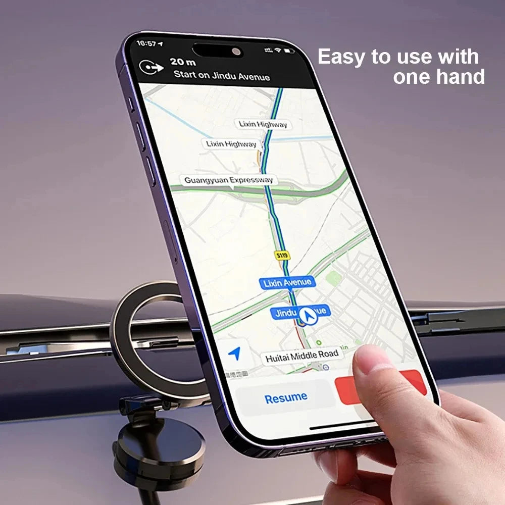 Magnetic Magsafe Car Phone Holder For Vehicles Mobile Support For Car Cell Phone Holder in Car For phone 15 14 13 Pro Max Plus