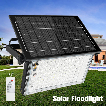 100W 200W LED Portable LED Solar Flood Lights Outdoor Camping Light Waterproof IP65 Wall Light for Garden Backyard