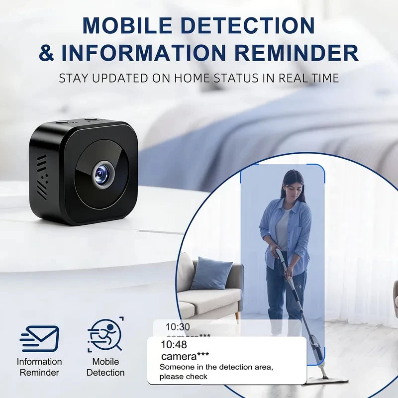 Wide Angle HD Smart WiFi Camera Wireless Home Security Surveillance Camera Remote View CCTV Video Recorder Indoor Monitor