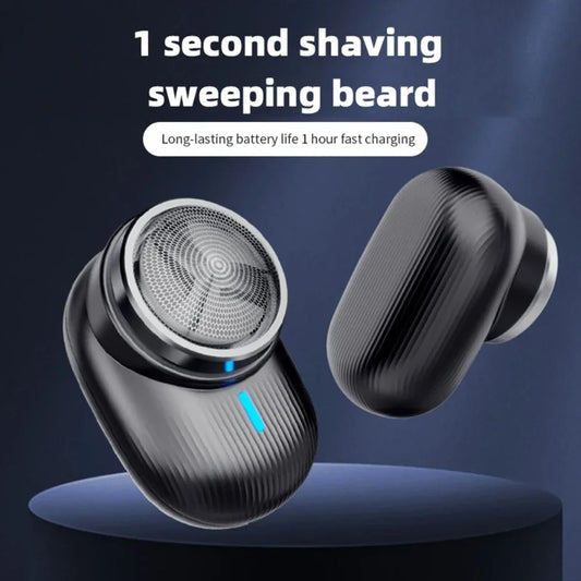 Men's Electric Shaver, Mini Portable Shaver, Painless Shaving, Trimmer, Razor, Facial, Beard, Travel, Office, Home Use.