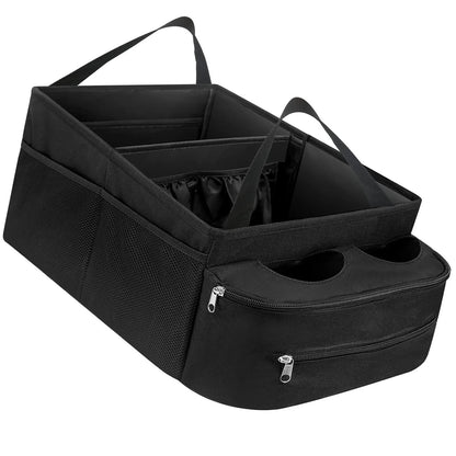 Car Seat Organizer Car Boot Storage Box Passenger Seat Organizer Foldable Backseat Waterproof Nonslip Car Interior Accessories