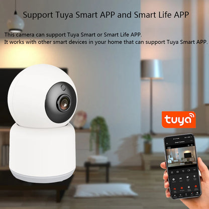 Mini WiFi IP Camera Indoor Smart Life Tuya Smart Mini IP Camera Wireless Security Home CCTV Surveillance Burglar Camera