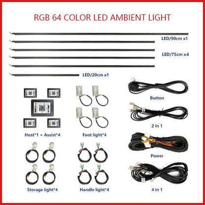 22 In 1 Car LED Interior Ambient Lights: Enhance Your Car&