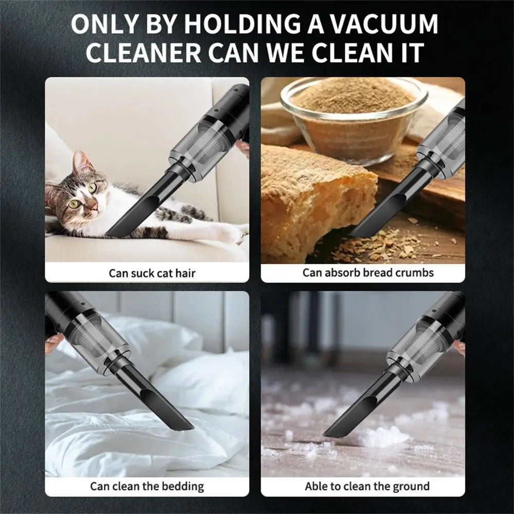 Portable Small Vacuum Cleaner For Multi Purpose Vehicles Small Household Pump Handheld Car Vacuum Cleaner