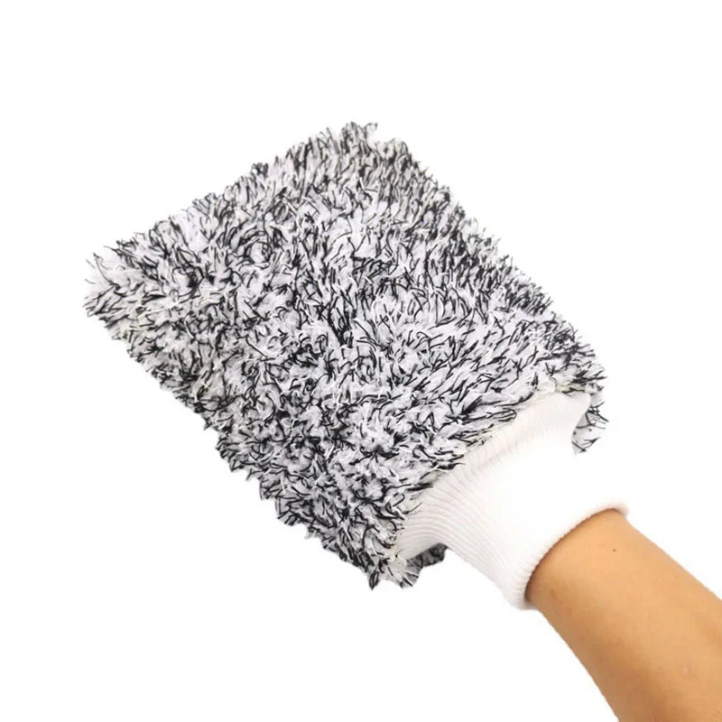 Cleaning Gloves Car  Soft Microfiber Wash High Density Scratch Free Gloves Car Wash Car Accessories accesorios