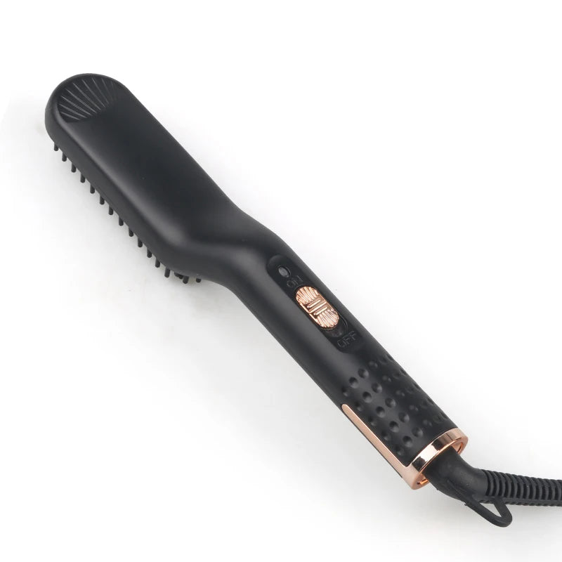 Electric Hair Comb Brush Beard Straightener Multifunctional Hair Straightening Comb Hair Curler Fast Heating Styling Tools