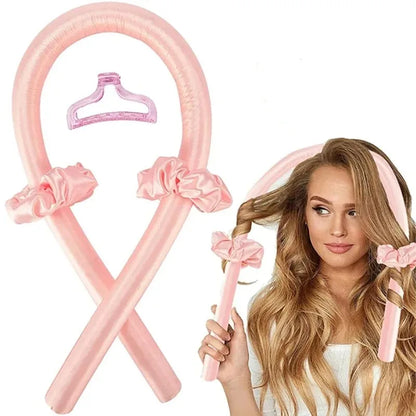 Heatless Curling Rod Headband Lazy Curler Set Make Hair Soft Shiny No Heat Spiral Soft Sleeping Curling Iron Modeling Accessorie