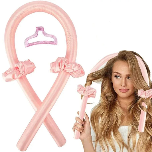 Heatless Curling Rod Headband Lazy Curler Set Make Hair Soft Shiny No Heat Spiral Soft Sleeping Curling Iron Modeling Accessorie